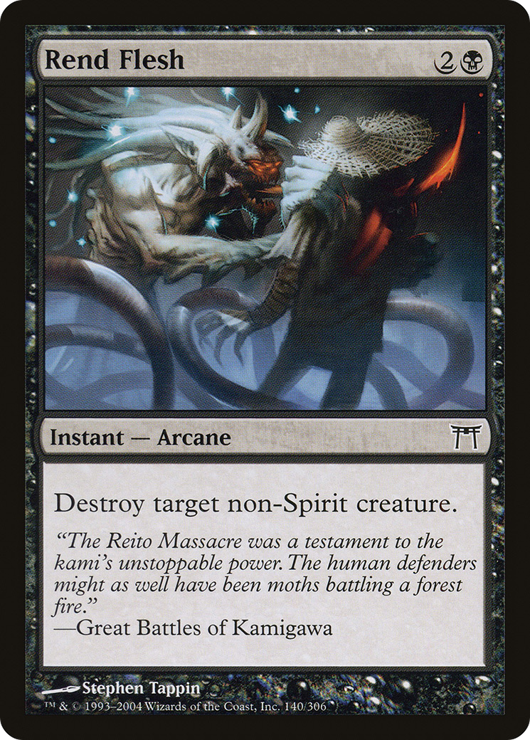 Rend Flesh [Champions of Kamigawa] Foil