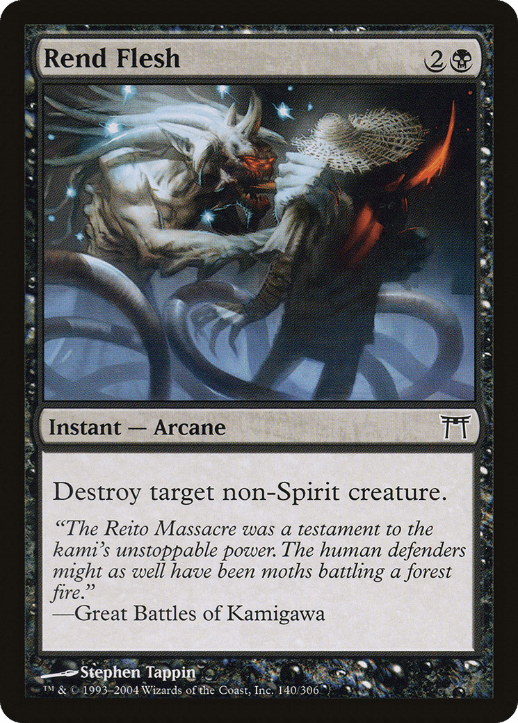 Rend Flesh [Champions of Kamigawa] Foil