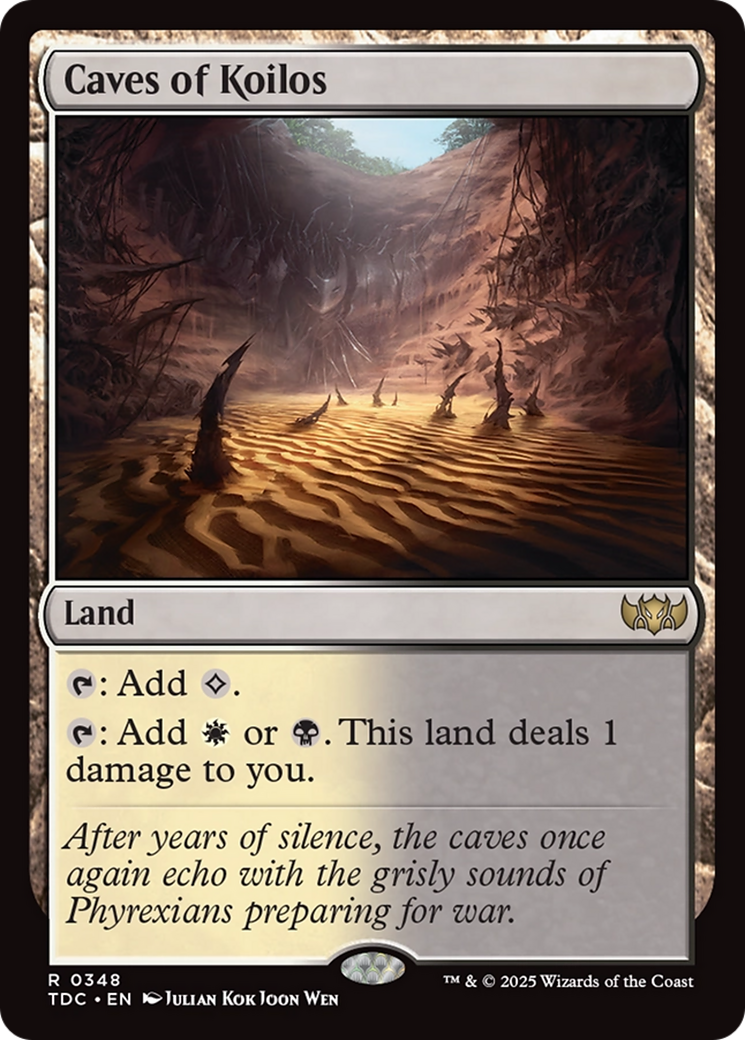 Caves of Koilos (348) [Commander: Tarkir: Dragonstorm]