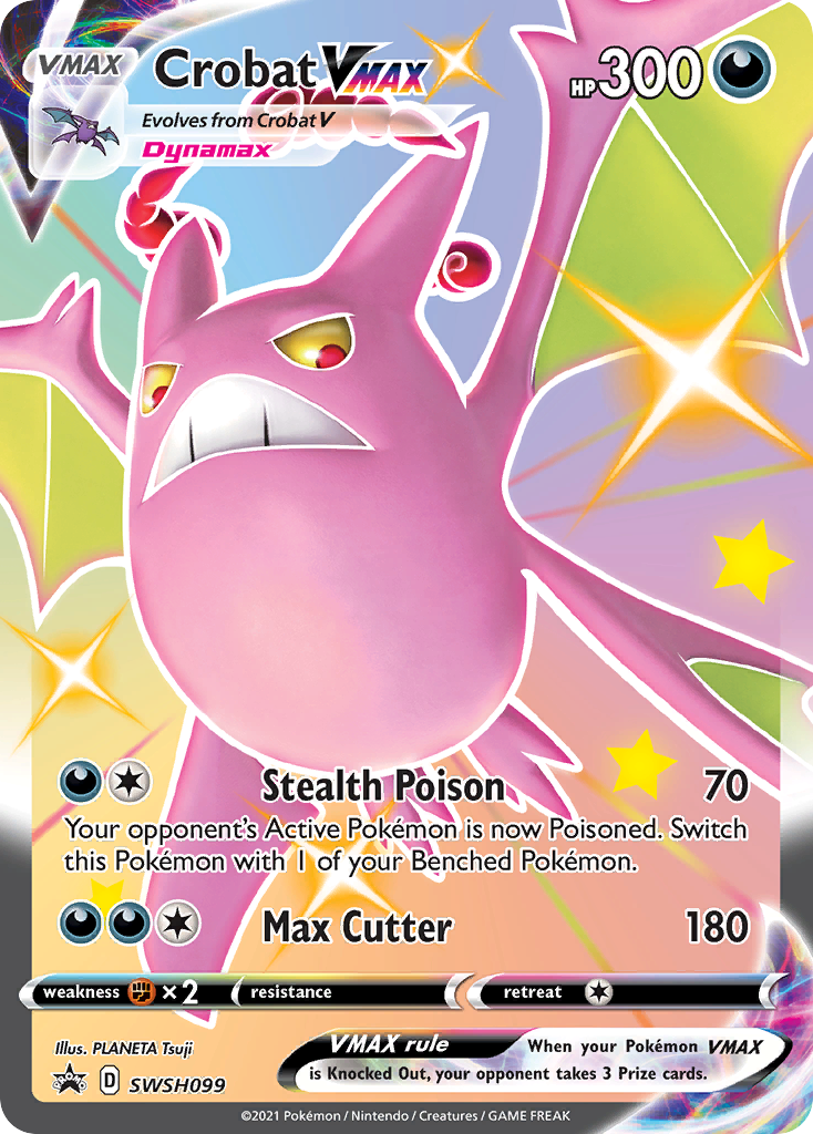 Crobat VMAX SWSH099/307 - SWSH Sword & Shield Promo Cards Holofoil