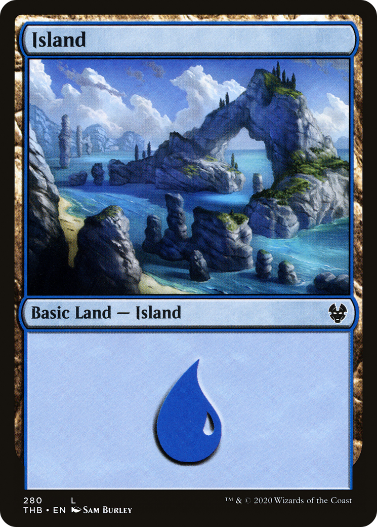 Island (280) [Theros Beyond Death] Foil