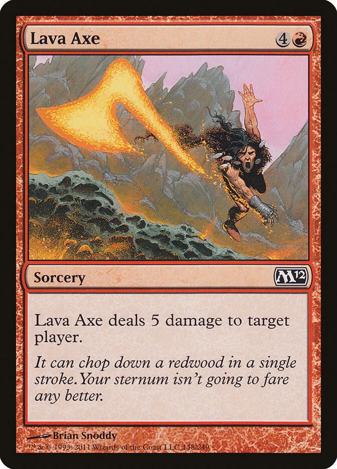 Lava Axe 148/249 (Magic 2012 (M12))  - Foil