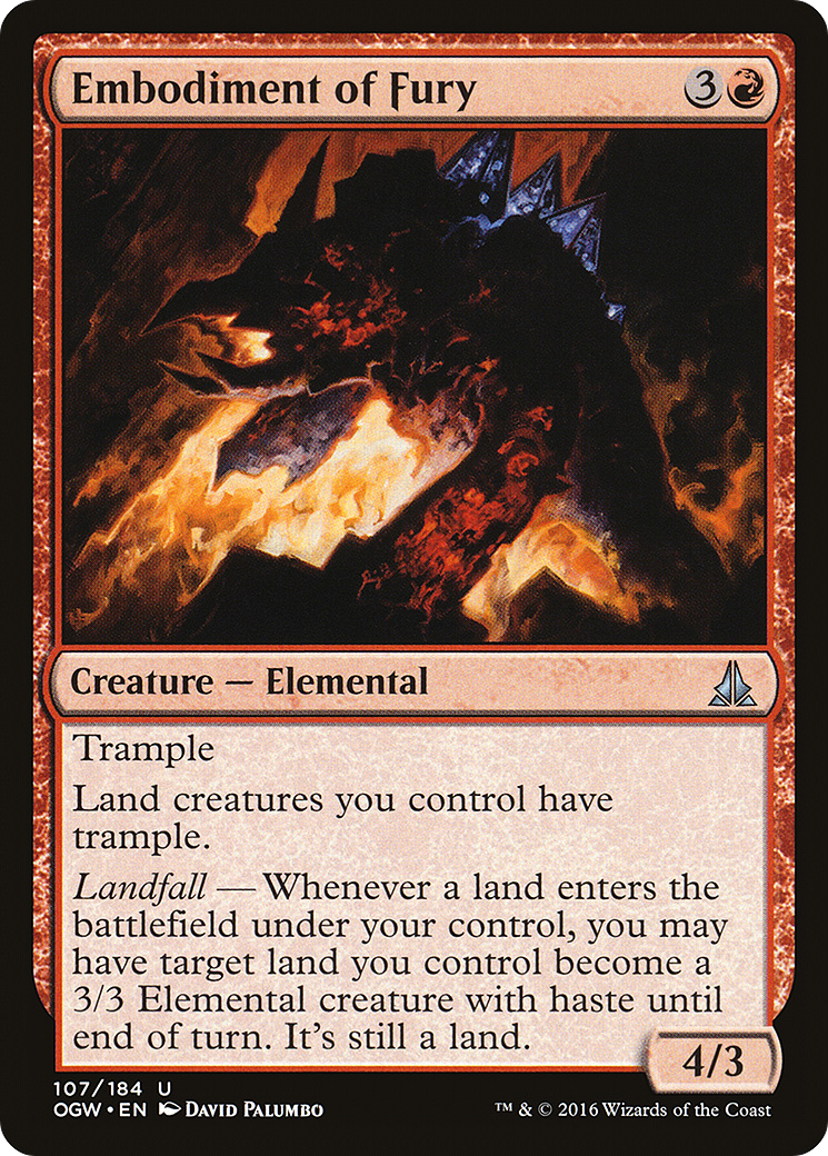 Embodiment of Fury [Oath of the Gatewatch] Foil