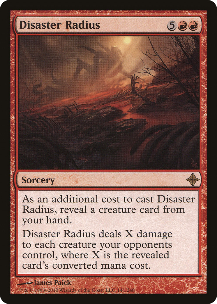 Disaster Radius [Rise of the Eldrazi] Foil