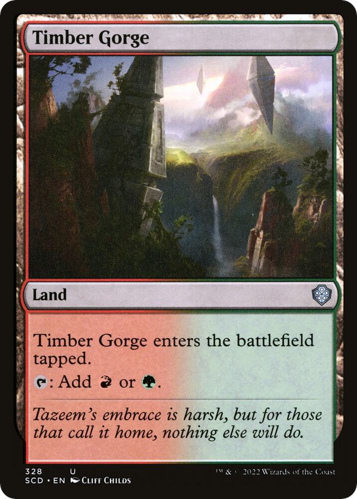 Timber Gorge 328 (Starter Commander Decks) 
