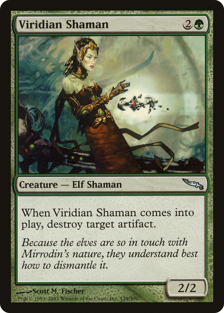Viridian Shaman [Mirrodin] Foil
