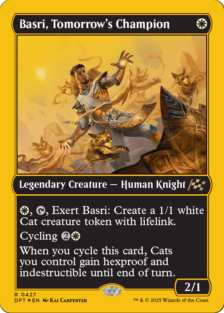 Basri, Tomorrow's Champion (First-Place Foil) |  Foil (427) [Aetherdrift]