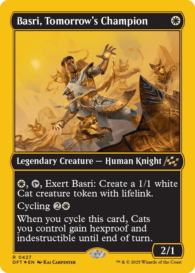 Basri, Tomorrow's Champion (First-Place Foil) |  Foil (427) [Aetherdrift]