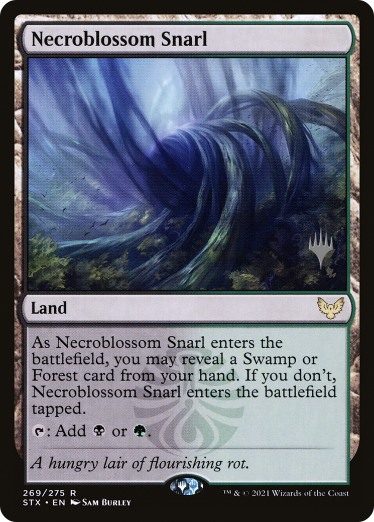 Necroblossom Snarl (Promo Pack) [Strixhaven: School of Mages Promos] Foil