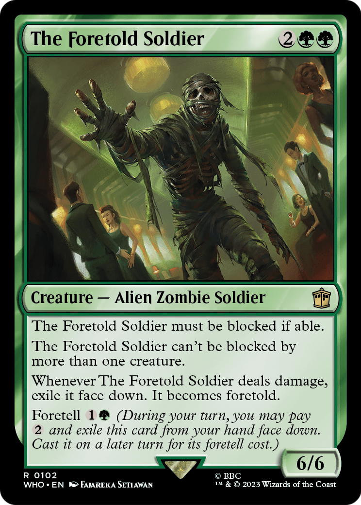 The Foretold Soldier [Doctor Who] Foil