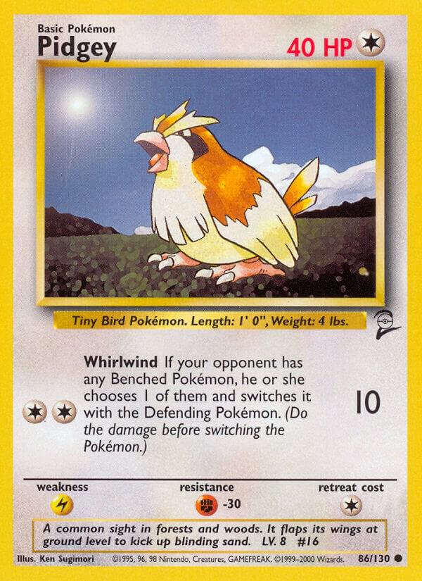 Pidgey 086/130 (Base Set 2) 