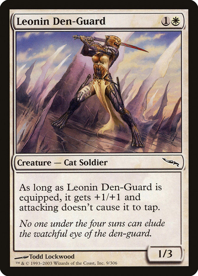 Leonin Den-Guard 9/306 (Mirrodin) 