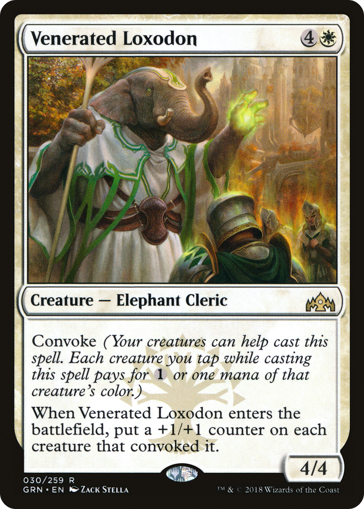 Venerated Loxodon [Guilds of Ravnica] Foil