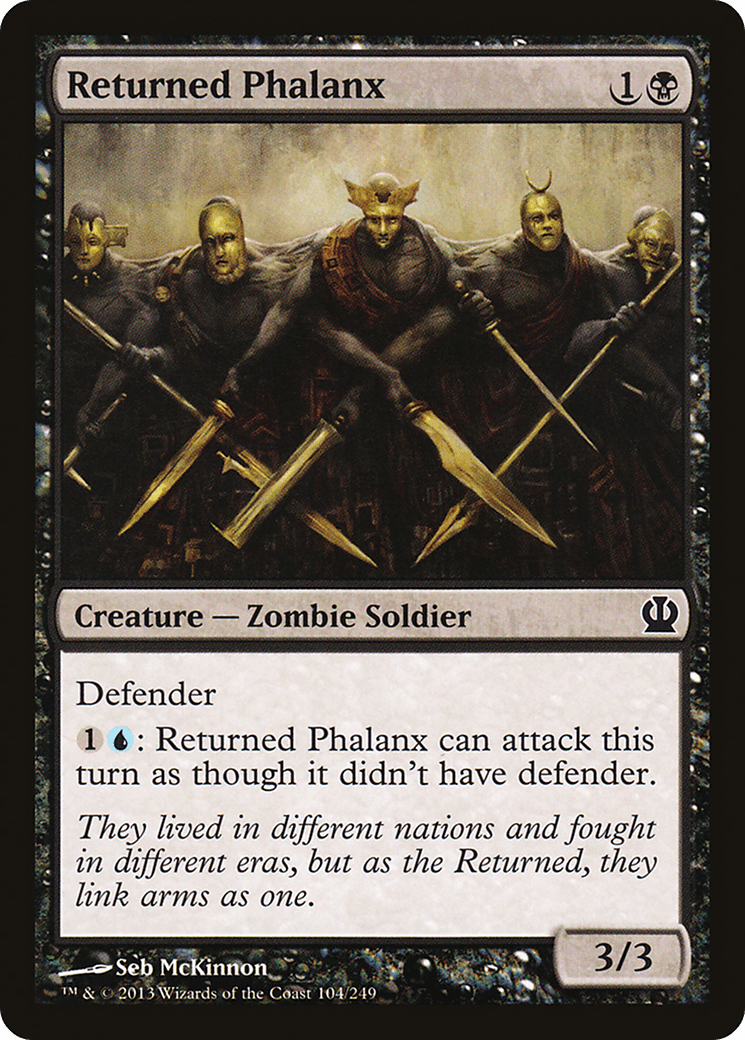 Returned Phalanx [Theros] Foil