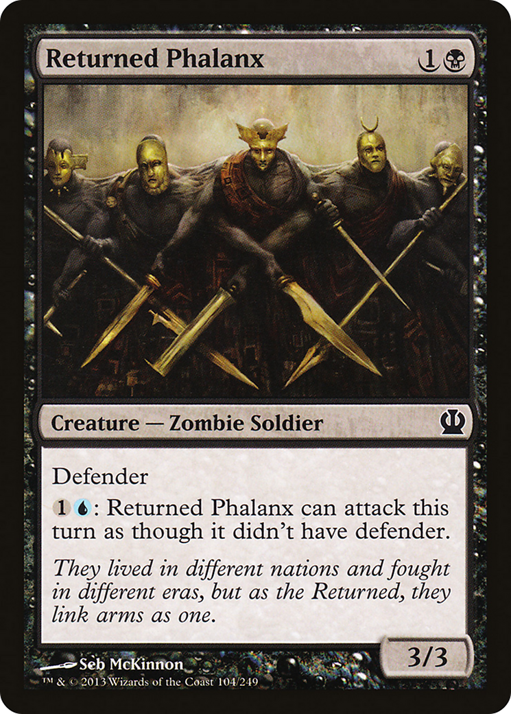 Returned Phalanx [Theros] Foil