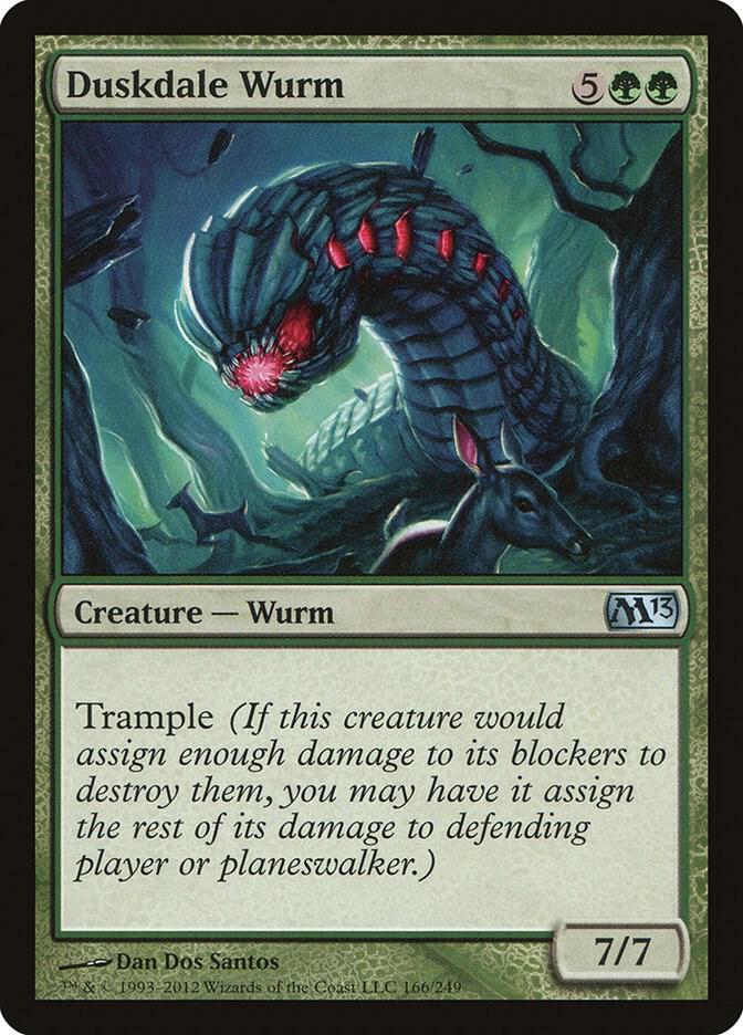 Duskdale Wurm 166/249 (Magic 2013 (M13))  - Foil