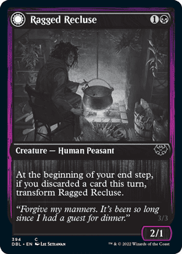 Ragged Recluse // Odious Witch [Innistrad: Double Feature] Foil