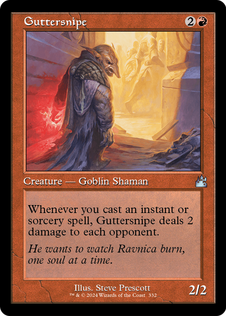 Guttersnipe (Retro Frame) [Ravnica Remastered] Foil