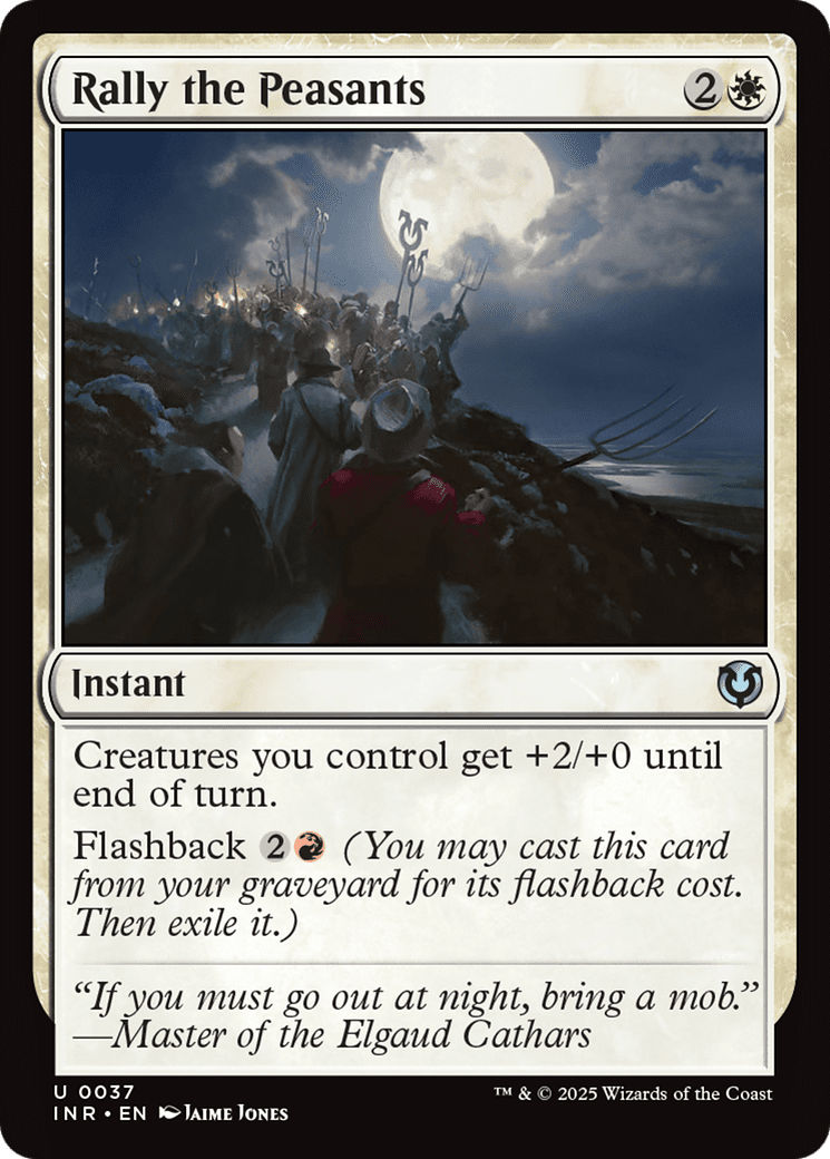 Rally the Peasants (-037) [Innistrad Remastered]  Foil