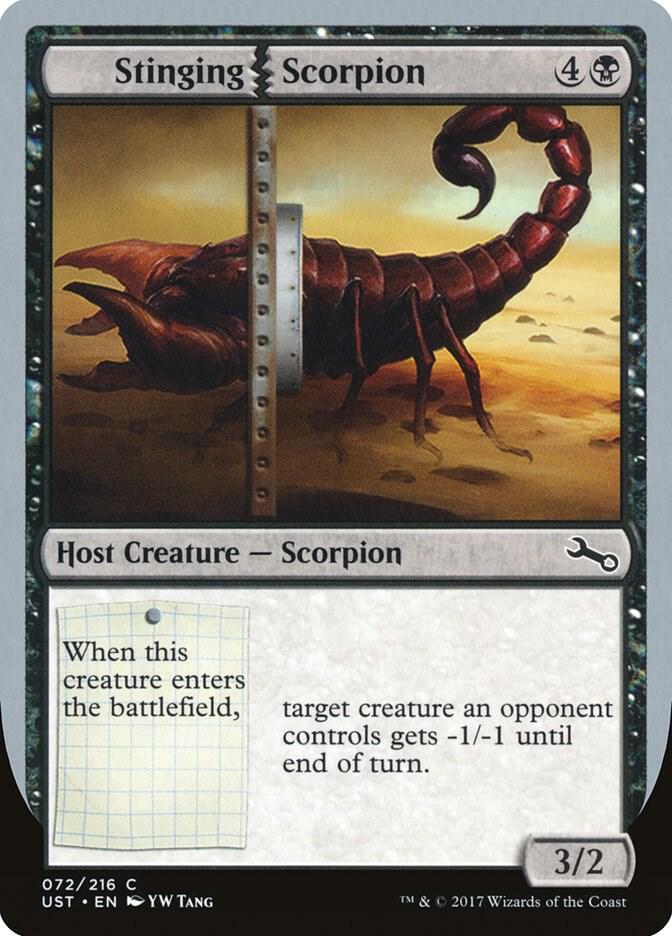 Stinging Scorpion 72/216 (Unstable)  - Foil