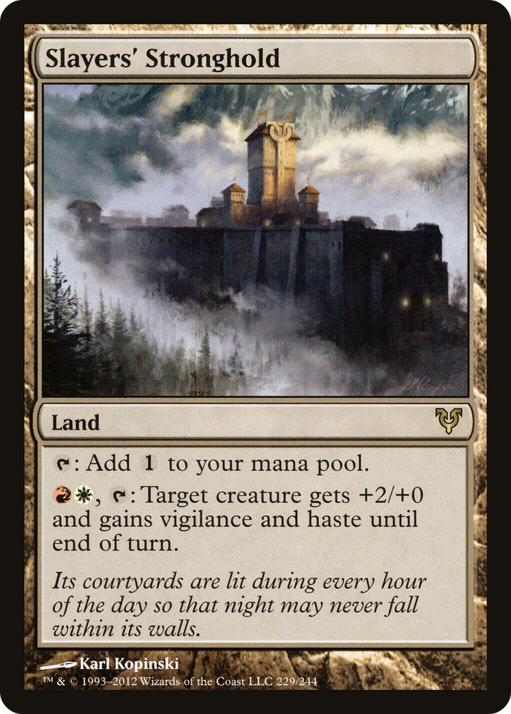 Slayers' Stronghold [Avacyn Restored] Foil