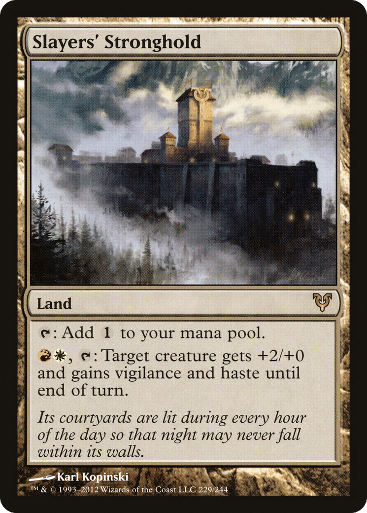Slayers' Stronghold [Avacyn Restored] Foil