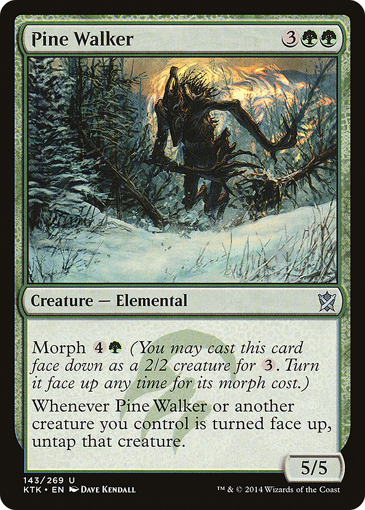 Pine Walker [Khans of Tarkir] Foil