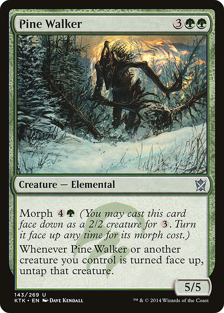 Pine Walker [Khans of Tarkir] Foil