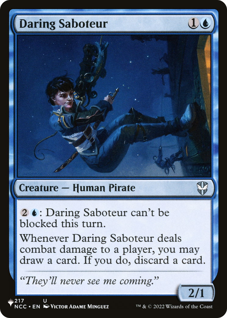 Daring Saboteur |  (NCC-217) [The List]