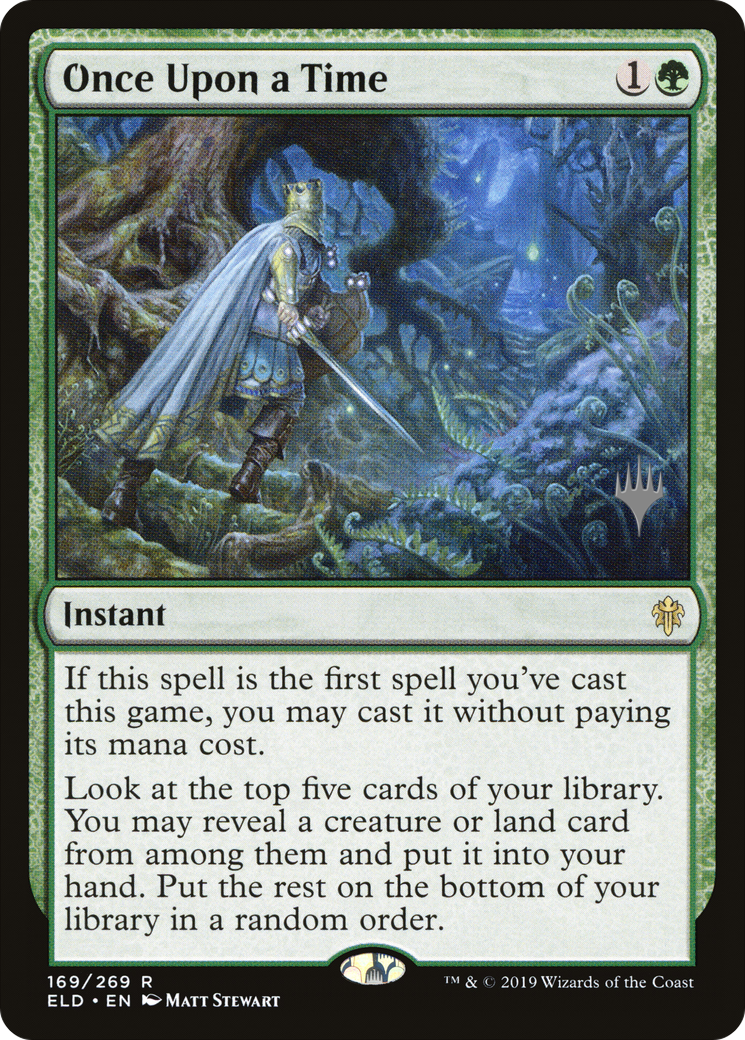 Once Upon a Time (Promo Pack) [Throne of Eldraine Promos] Foil