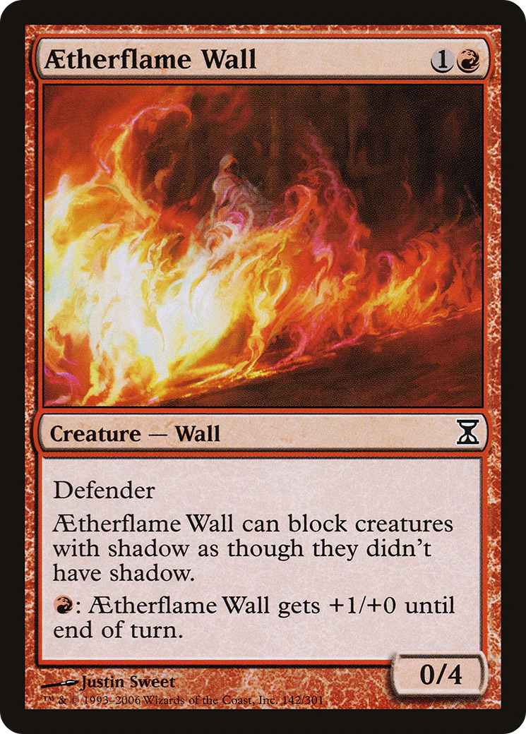 Aetherflame Wall [Time Spiral] Foil