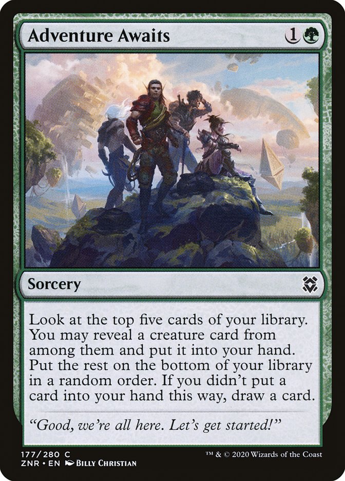 Adventure Awaits 177/280 (Zendikar Rising)  - Foil