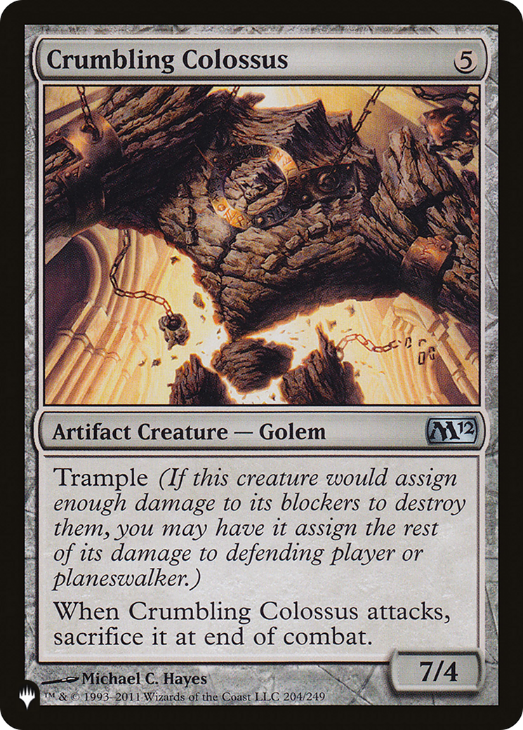 Crumbling Colossus |  (M12-204) [The List]