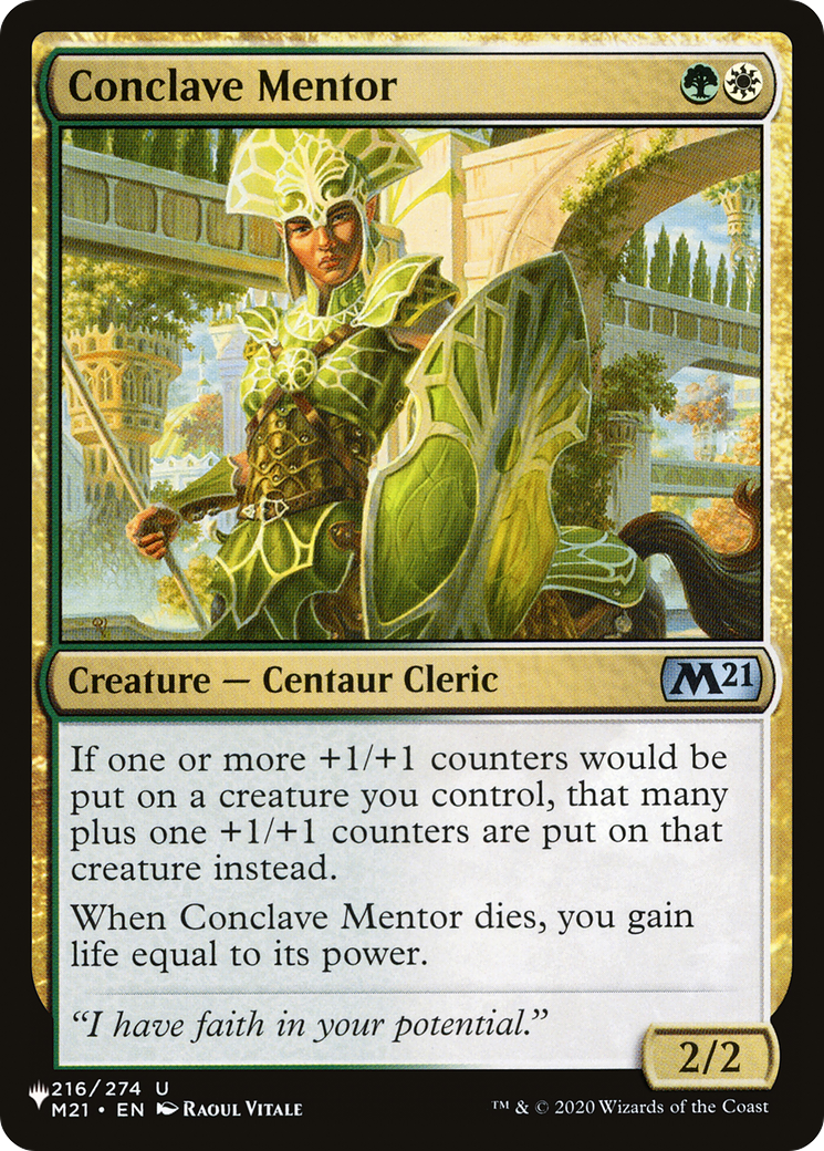 Conclave Mentor |  (M21-216) [The List]