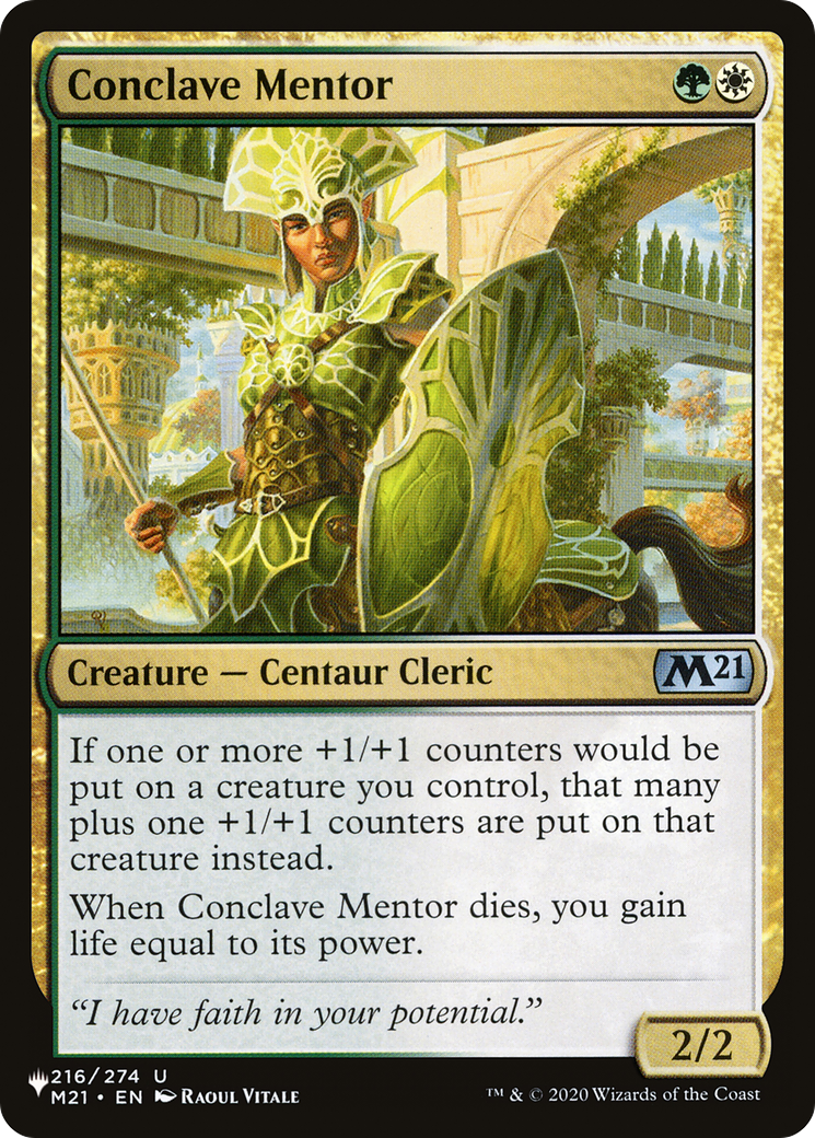 Conclave Mentor |  (M21-216) [The List]