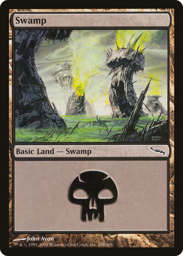 Swamp (298) [Mirrodin] Foil