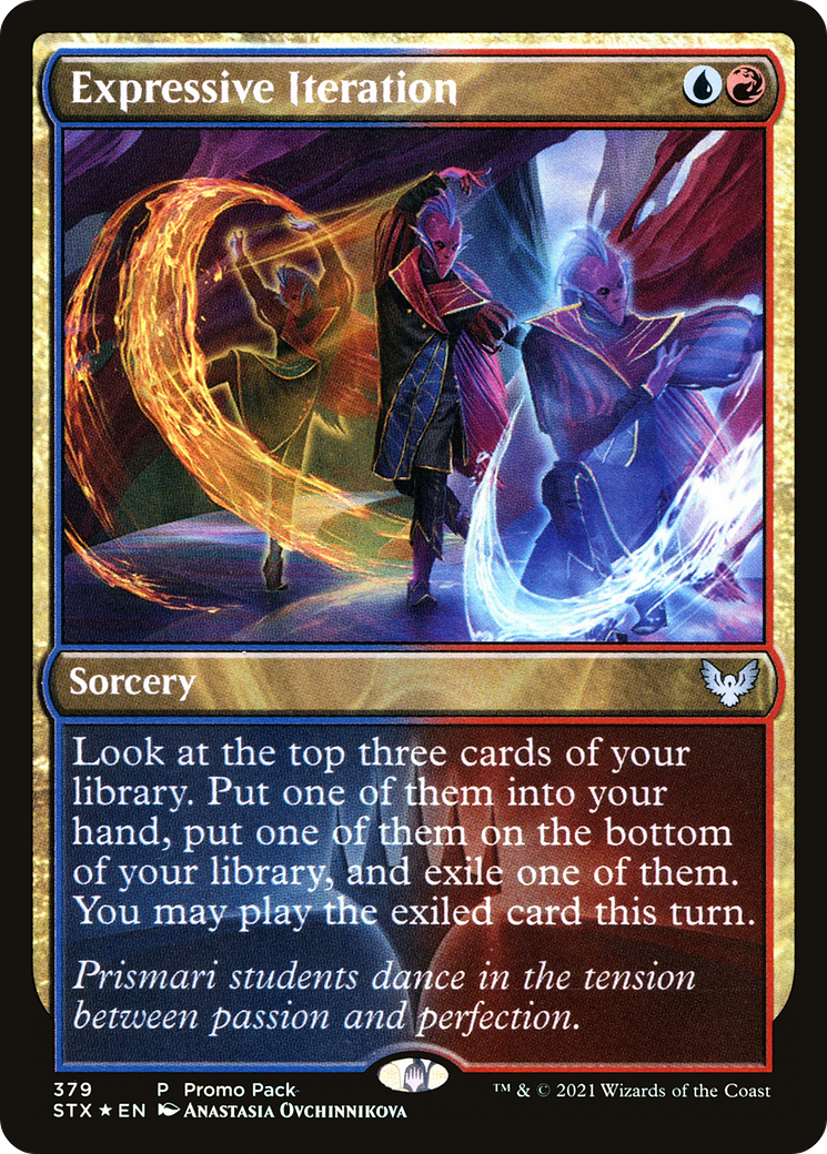 Expressive Iteration (Promo Pack) [Strixhaven: School of Mages Promos] Foil