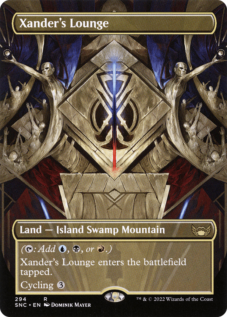 Xander's Lounge (Borderless Alternate Art) [Streets of New Capenna] Foil
