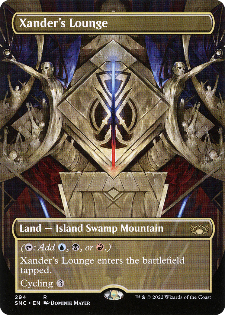 Xander's Lounge (Borderless Alternate Art) [Streets of New Capenna] Foil
