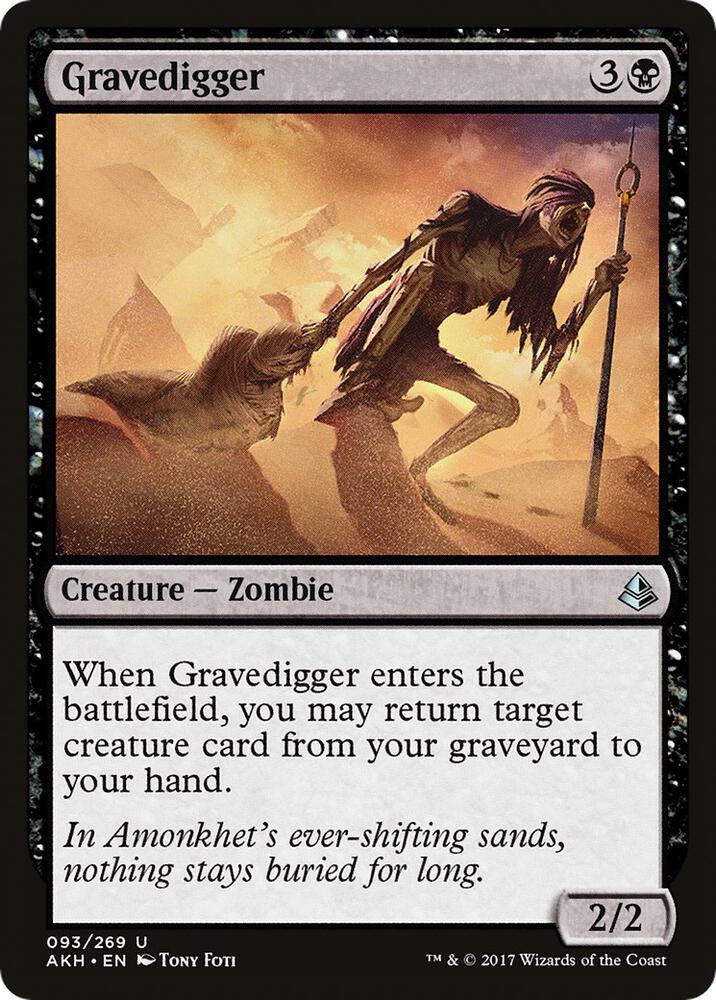 Gravedigger 93/269 (Amonkhet)  - Foil