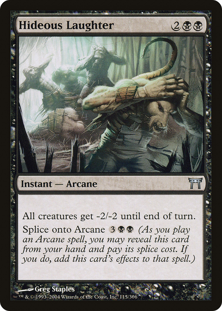 Hideous Laughter [Champions of Kamigawa] Foil