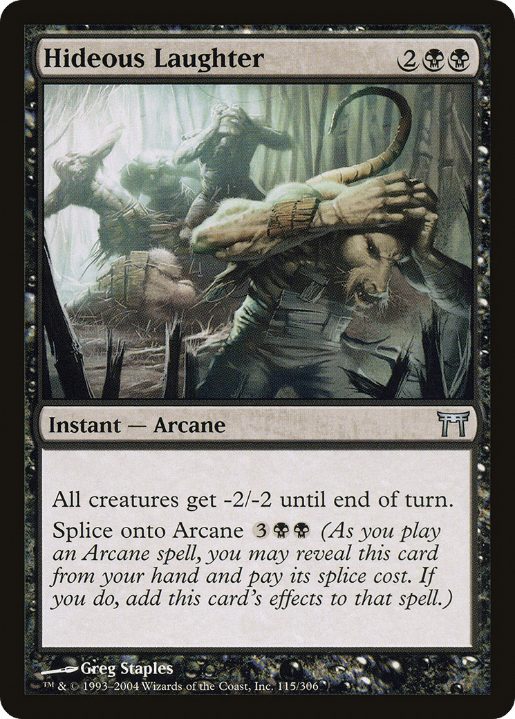 Hideous Laughter [Champions of Kamigawa] Foil
