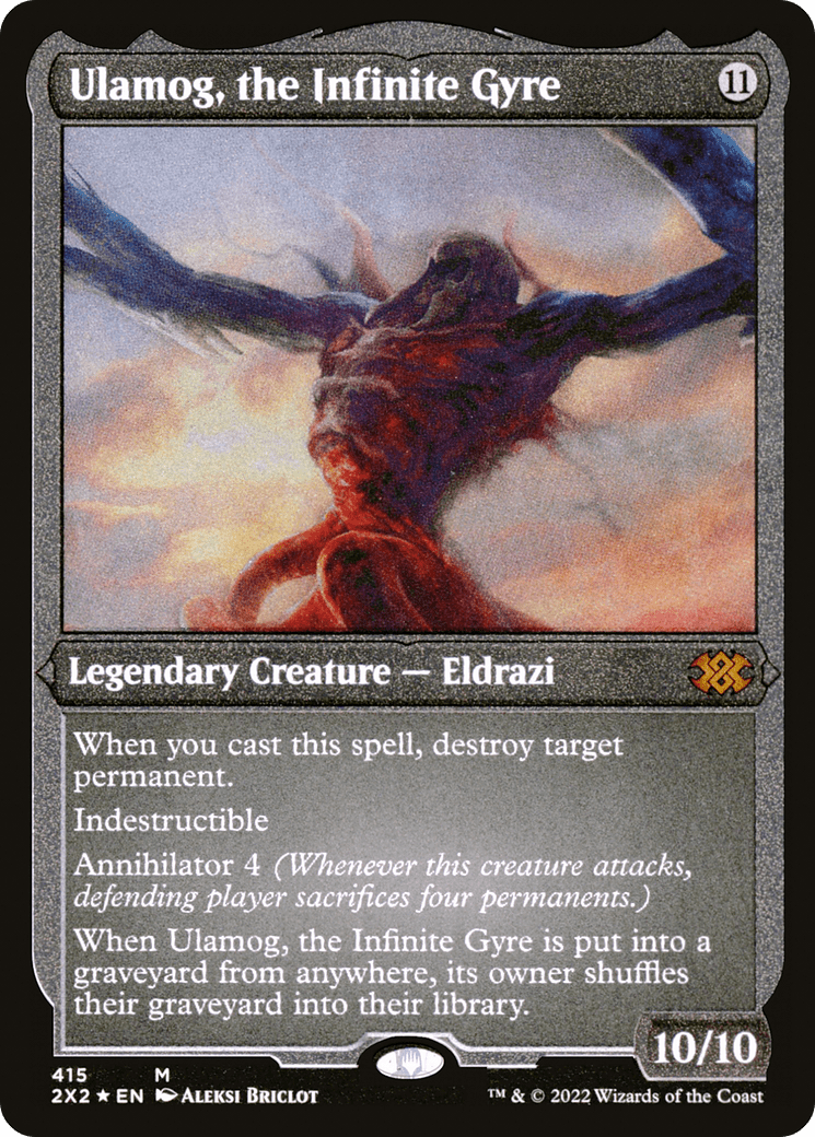 Ulamog, the Infinite Gyre (Foil Etched) |  Foil (415) [Double Masters 2022]
