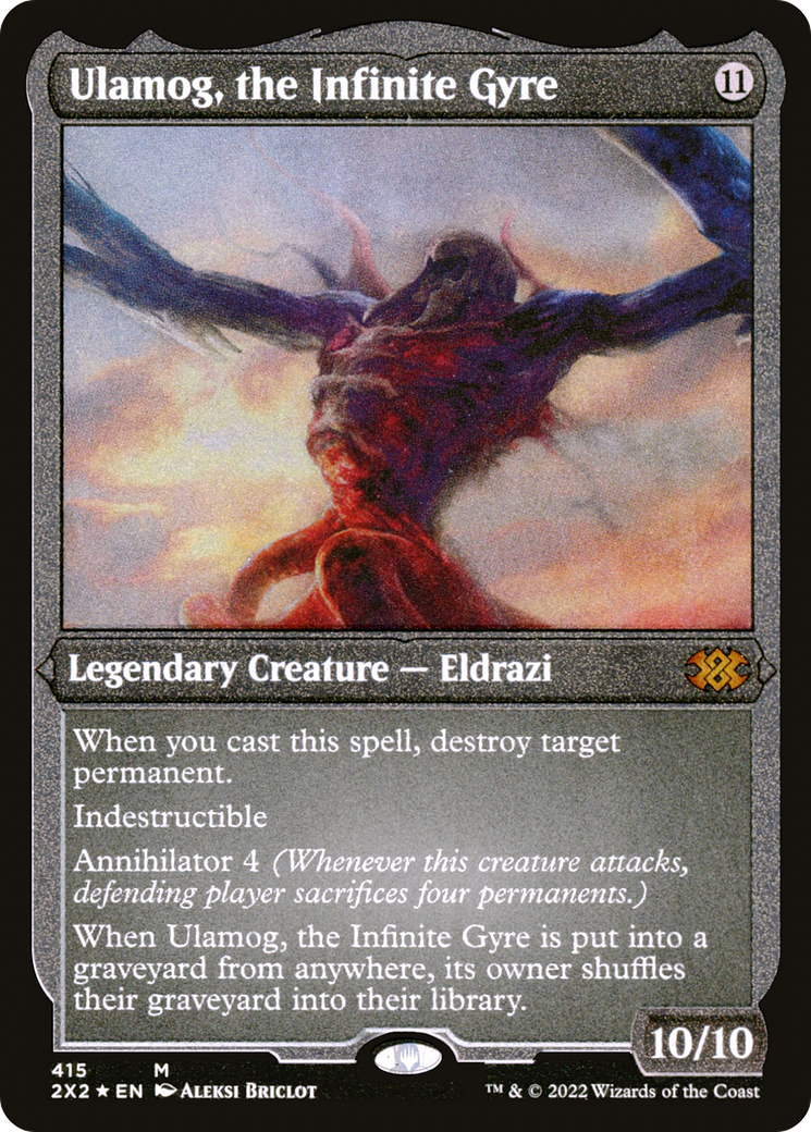 Ulamog, the Infinite Gyre (Foil Etched) |  Foil (415) [Double Masters 2022]