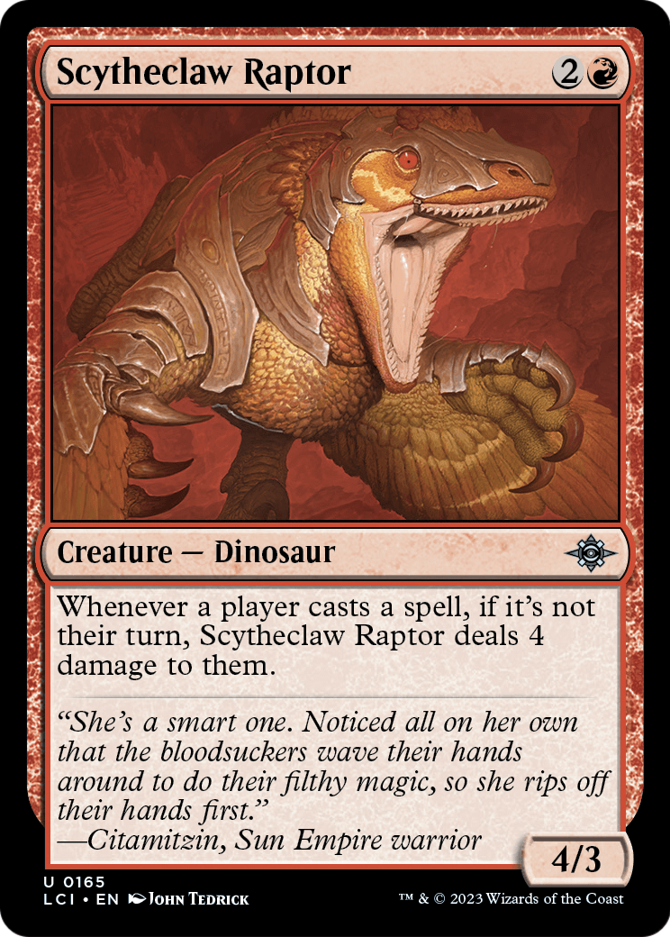 Scytheclaw Raptor [The Lost Caverns of Ixalan] Foil