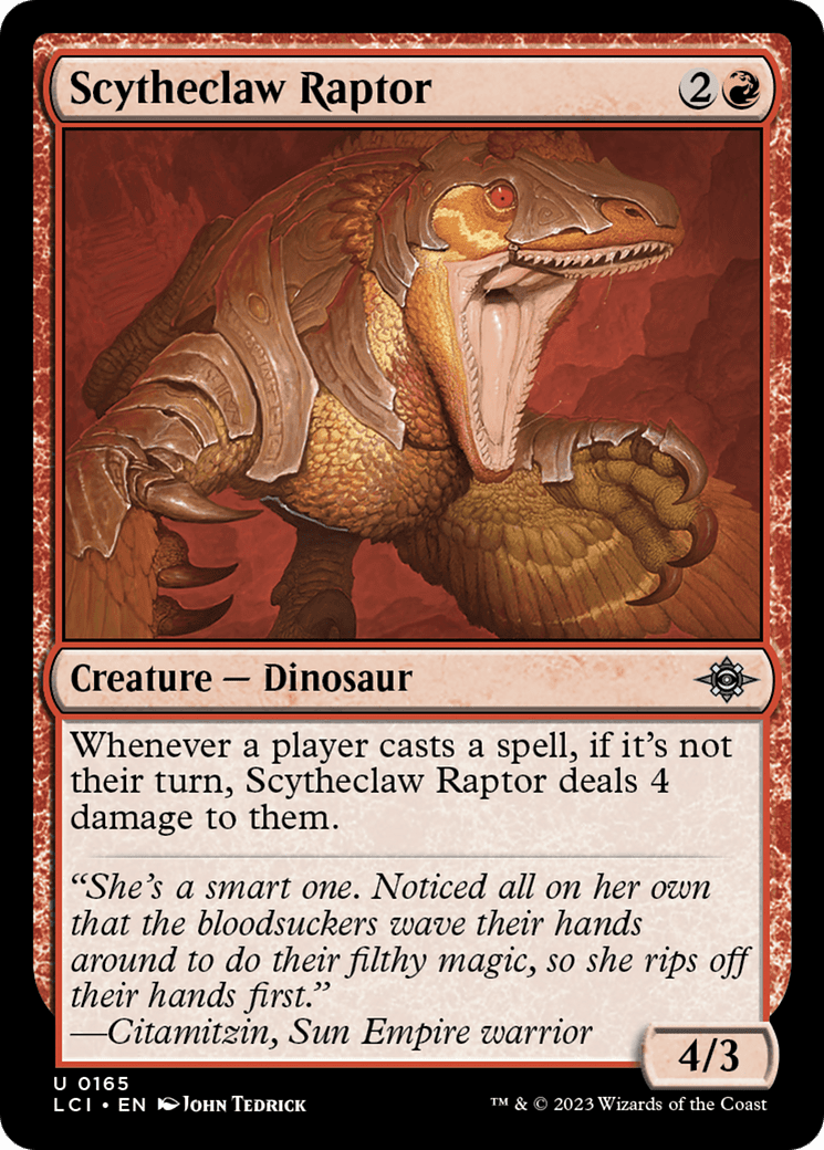 Scytheclaw Raptor [The Lost Caverns of Ixalan] Foil