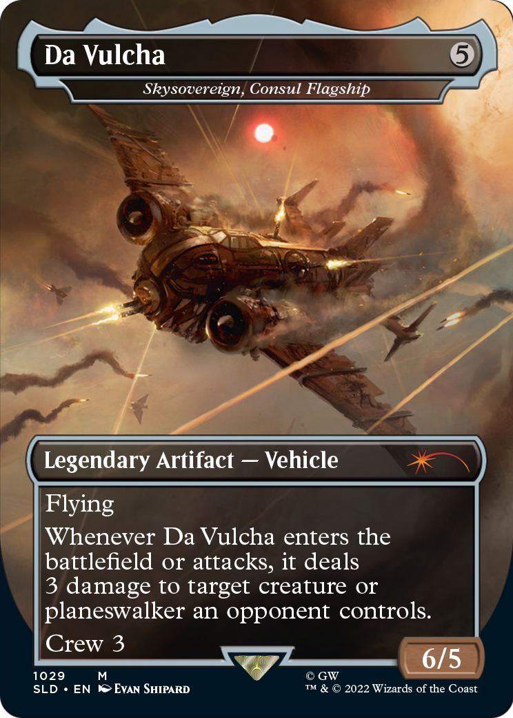 Da Vulcha - Skysovereign, Consul Flagship (Borderless) [Secret Lair Drop Series] Foil