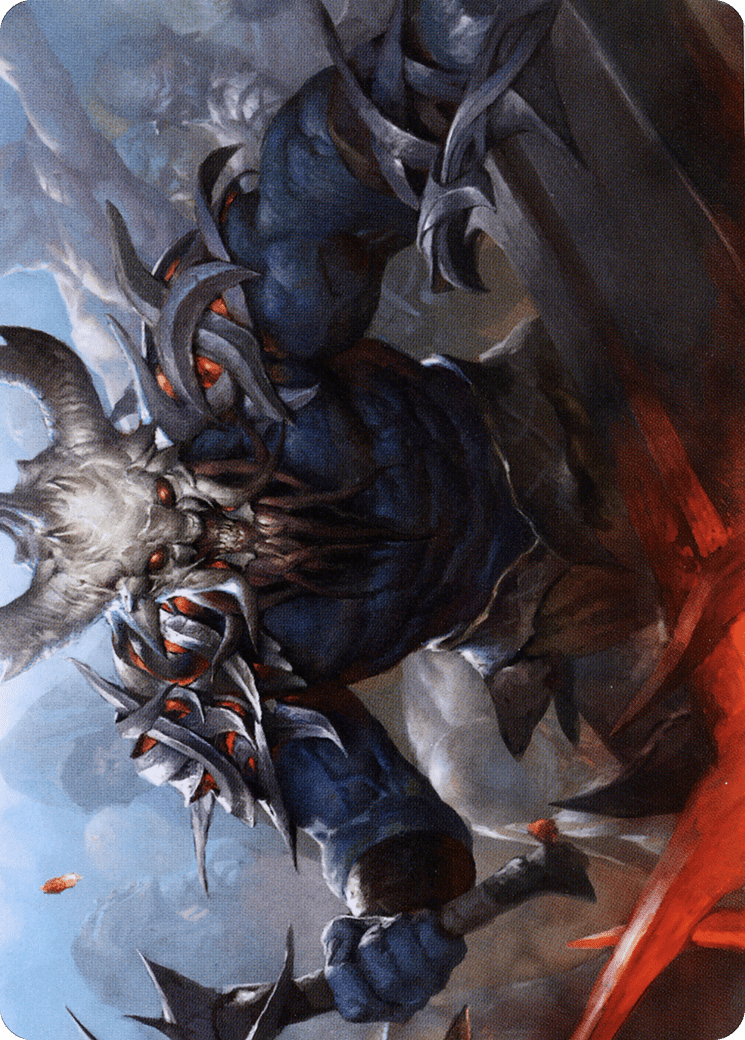 Frenzied Raider // Frenzied Raider (AKHM-034) - Kaldheim Art Series (Borderless) Foil