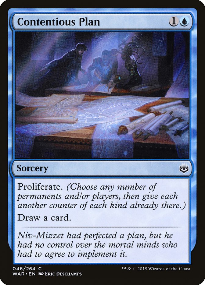 Contentious Plan 46 (War of the Spark)  - Foil
