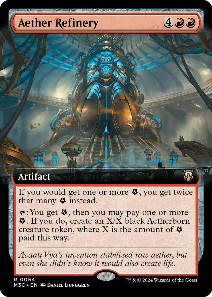 Aether Refinery (Extended Art) [Modern Horizons 3 Commander] Foil